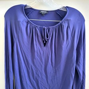 Worth Blue Peasant Top XS